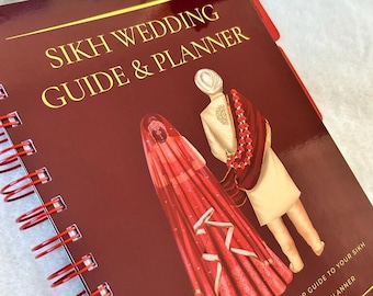 Sikh Wedding Guide & Planner- Red