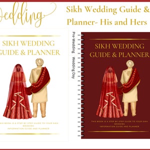 His & Hers Sikh Wedding Guide and Planner- Couples