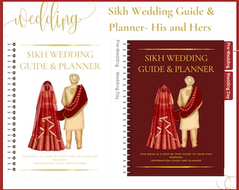 His & Hers Sikh Wedding Guide and Planner- Couples
