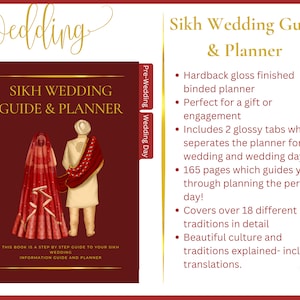 Sikh Wedding Guide & Planner Red image 3