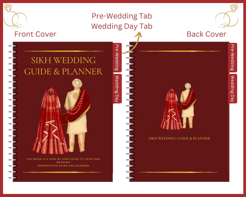 Sikh Wedding Guide & Planner Red image 4