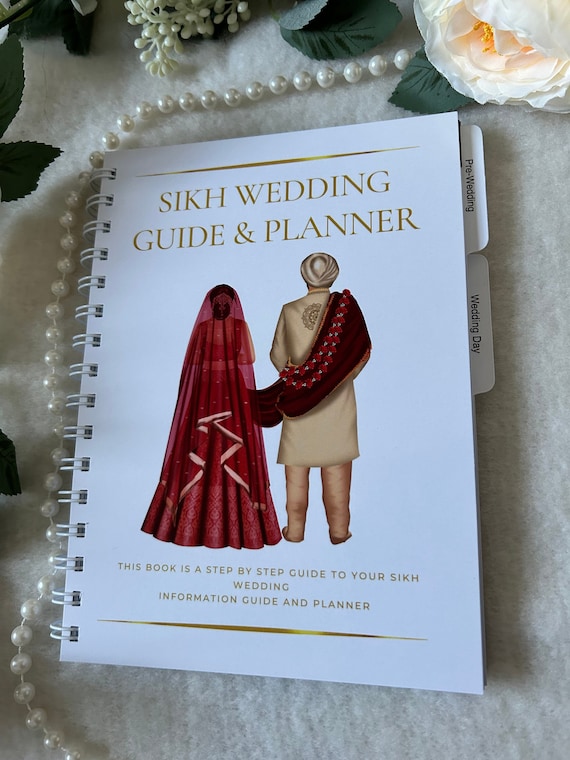 Sikh Wedding Guide & Planner White