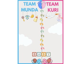 Baby Shower- Guess the Gender (Munda/Kuri)