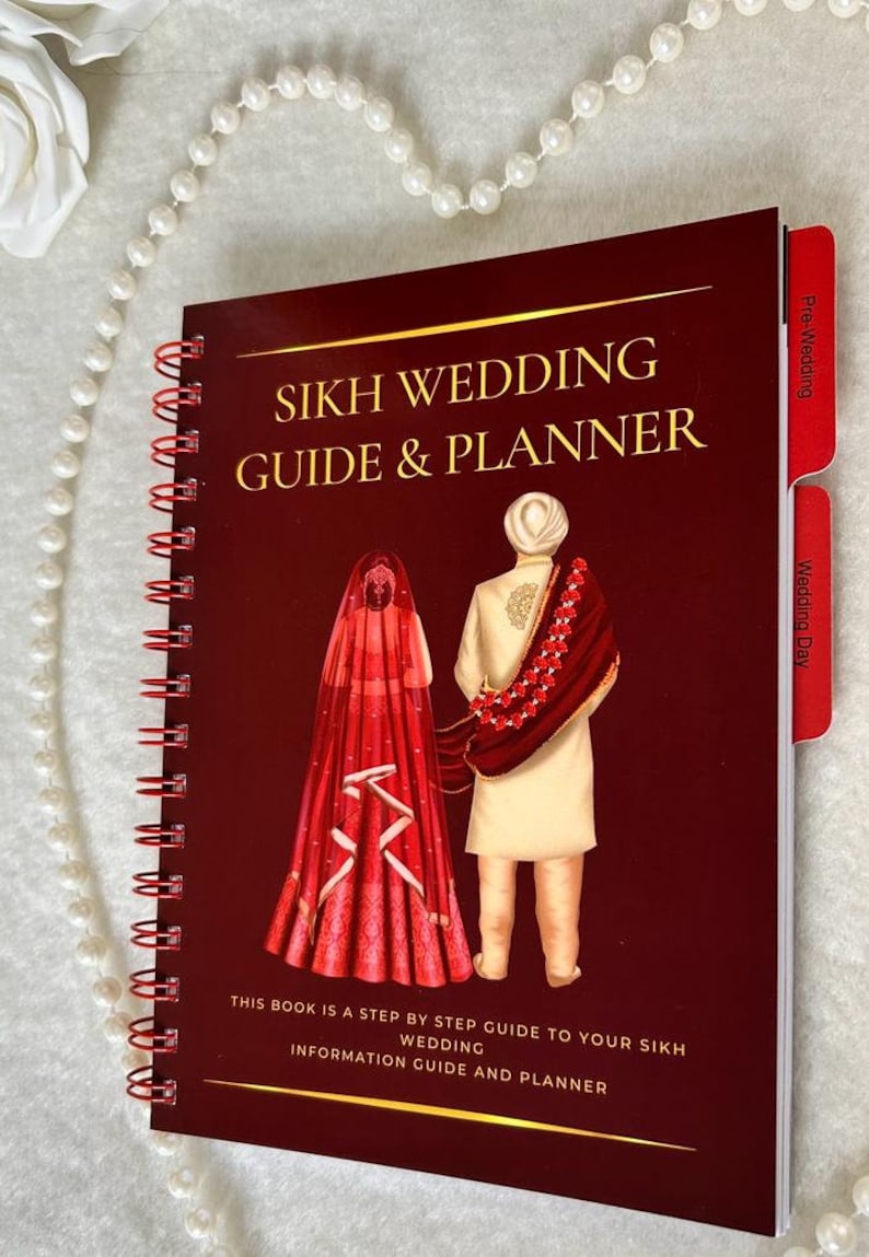 Sikh Wedding Guide & Planner Red image 5