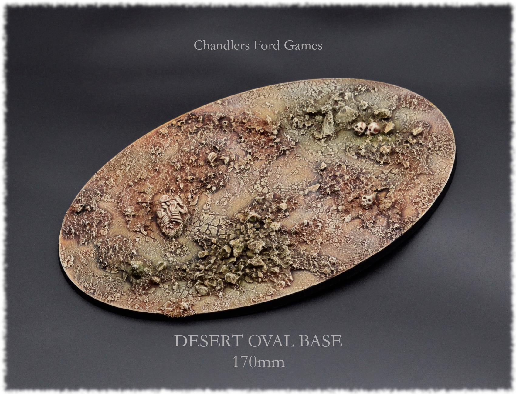 Ovale Sockel Für Wargaming Forged Terrain Miniatur Basen 60x35mm Oval - 10 Stück Für Tabletop Figuren 60x35mm Oval Bases