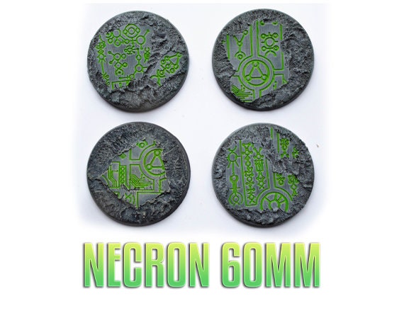 Miniature Base Necron Base 60mm X 1 Dnd Wargaming Etsy