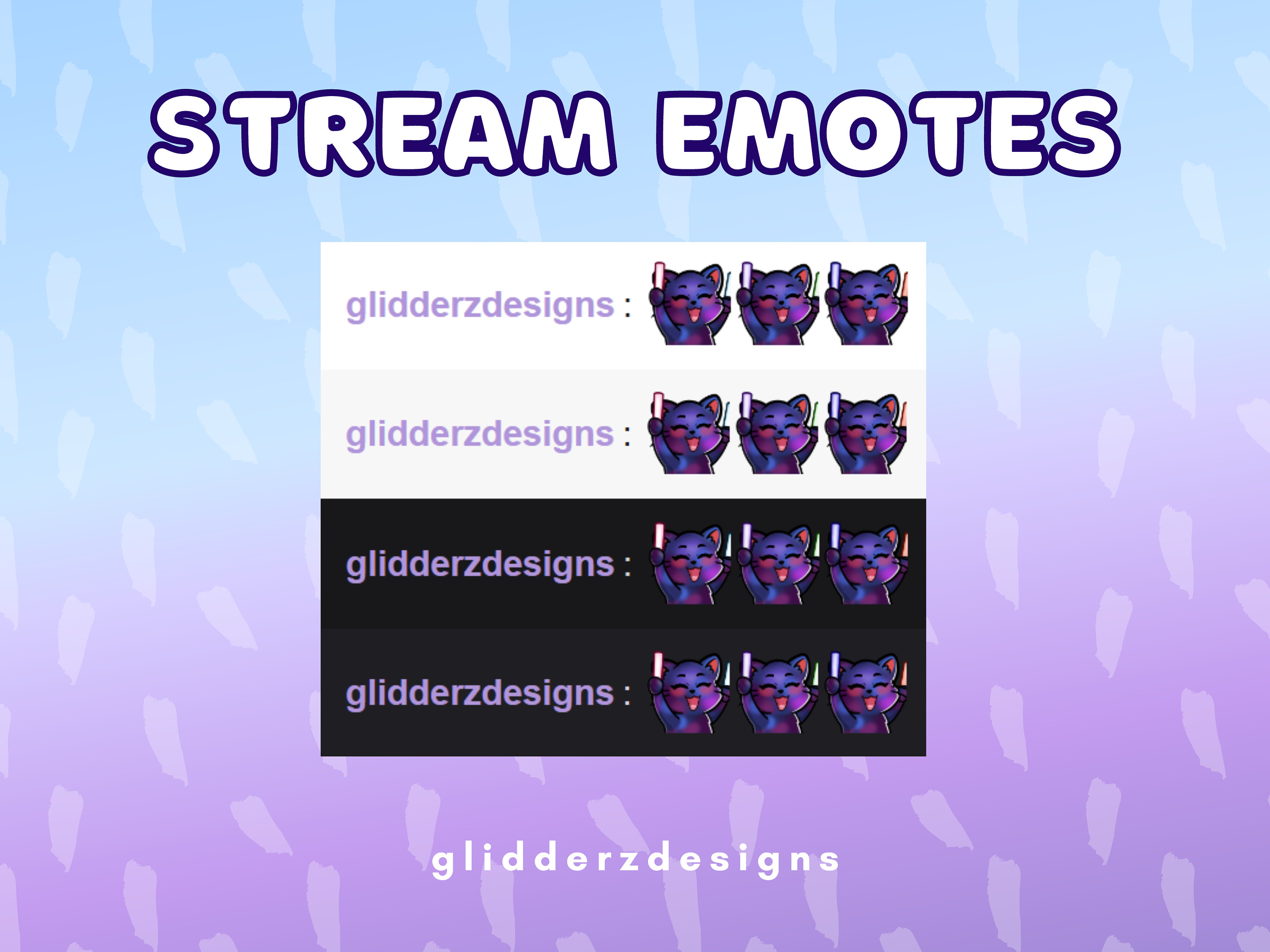 Galaxy Cat Rave Emote Animated | Rave Animated Emote | Cat Twitch Emote ...