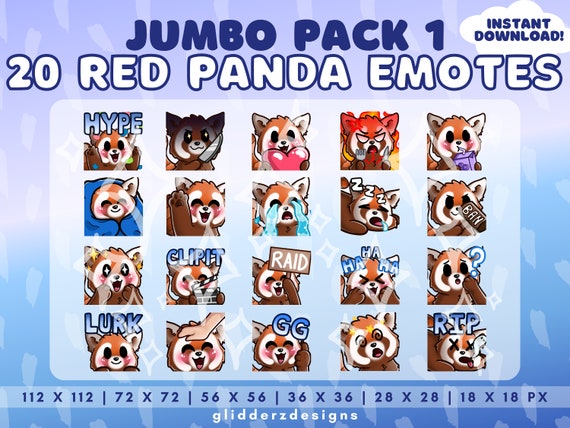 Red Text Twitch Emotes, Discord Emotes