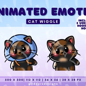 Tortoiseshell Cat Wiggle Animated Emote | Wiggle Cat Twitch Emote | Tortoiseshell Cat Twitch Emotes | Cat Wiggle Emote Animated
