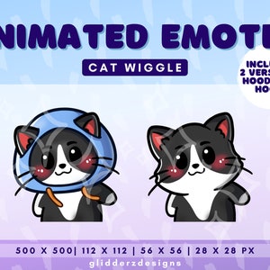 Tuxedo Cat Wiggle Twitch Emote Animated | Cat Wiggle Animated Emote | Tuxedo Cat Twitch Emotes | Wiggle Discord Emote Animated