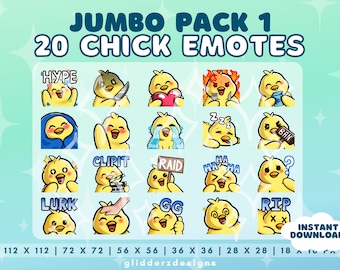❤ひよこさま❤エナジーワーク❤✨ ひよこ絵文字 Twitch ジャンボパック 1 | ひよこ Twitch 絵文字