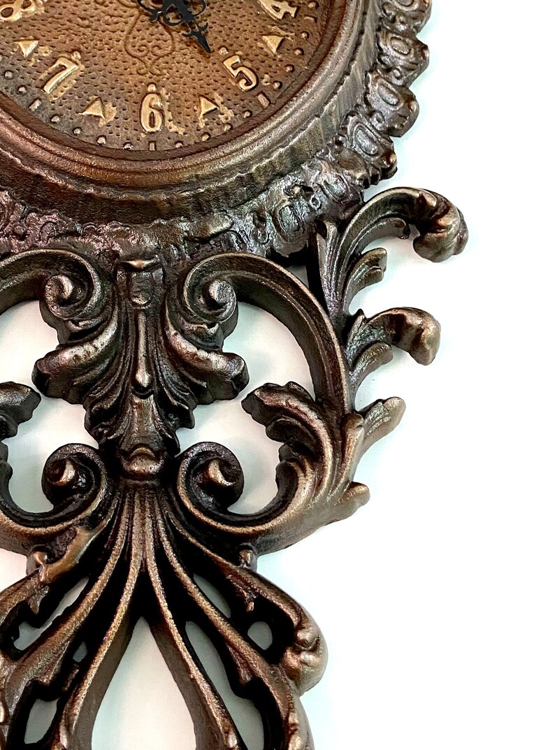 Antique Clock Victorian Wall Clock Handcarved Wall Clock / Vintage Wall Clock/ Wall Hanging