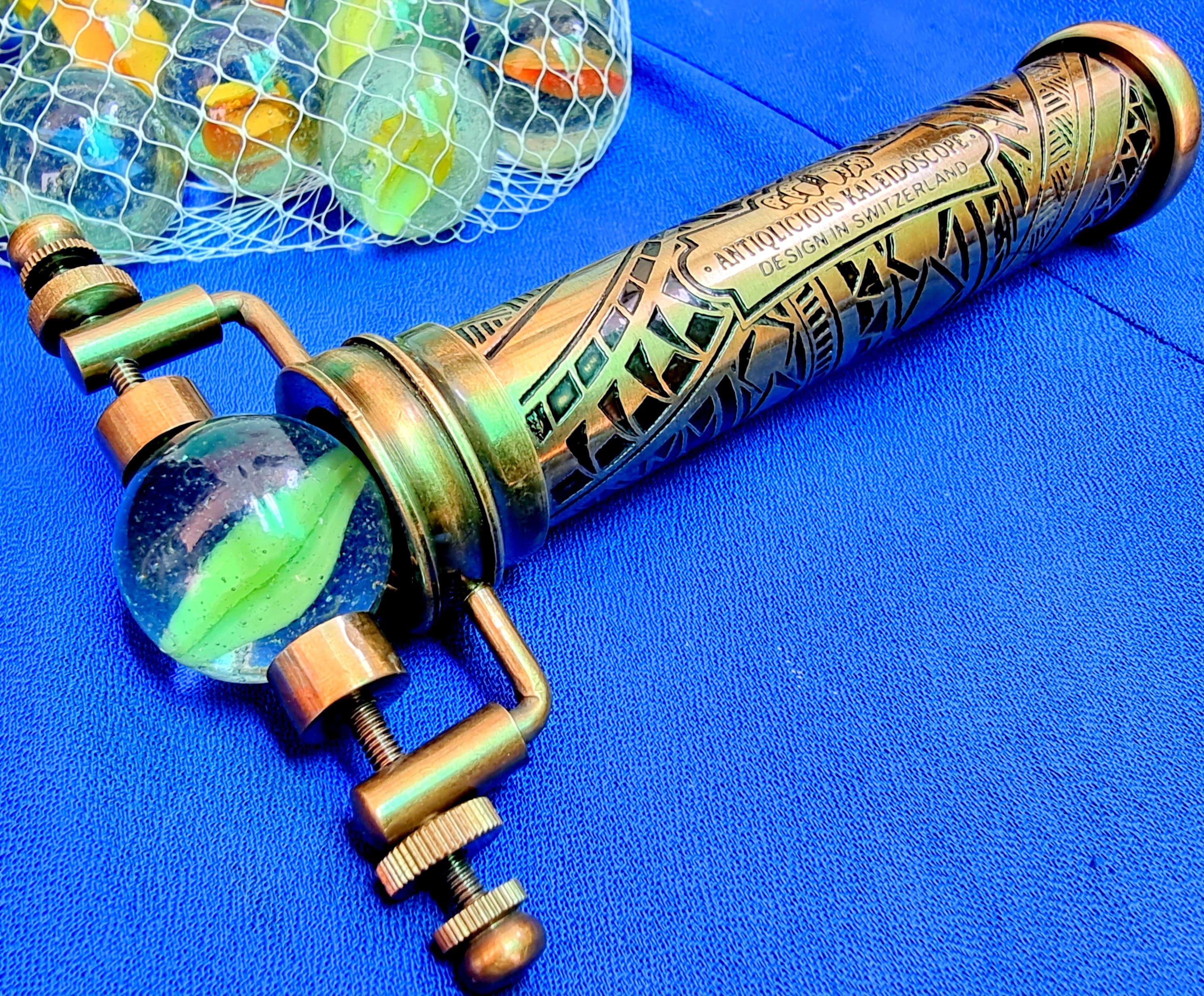 ANTIQLICIOUS Kaleidoscope W/ Marble Eyepiece Classic Look Etsy