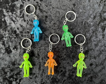 Alien Keychain - Etsy