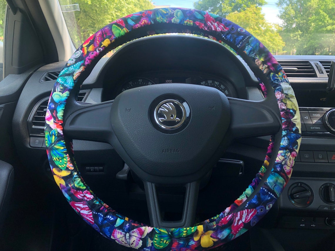 Butterfly Steering Wheel Cover Butterflies Car Accessory Etsy
