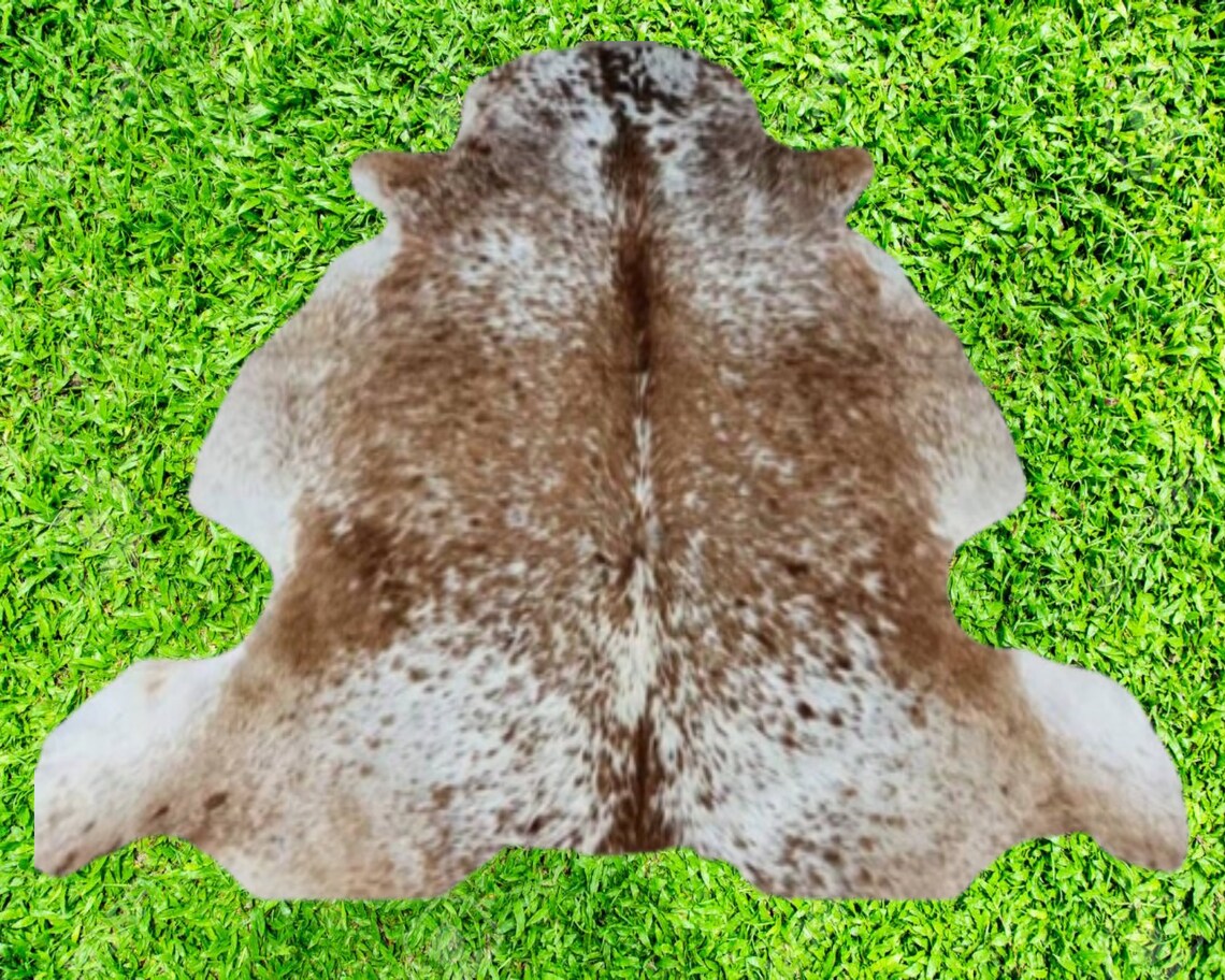 Tri Color Cow hide Rug Brindle cowhide for home décor Etsy