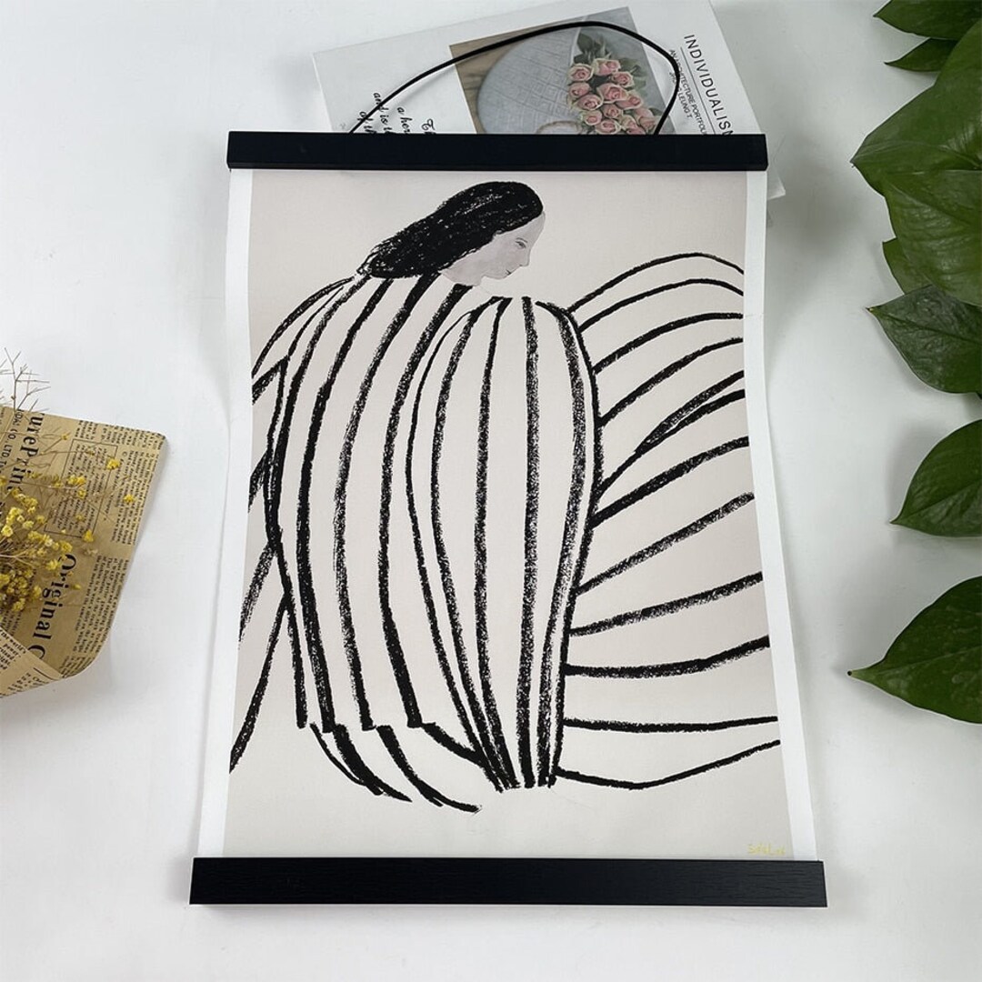 DIY Wood Poster Hangers Frame Poster Hanger for Framing Art