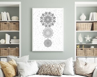 Mandela wall art, Mandela printable, Mandela decor, Minimalist wall art, Minimalist printable, Mandela poster