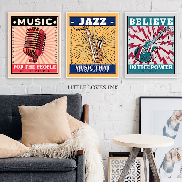 Music Art Print - Etsy