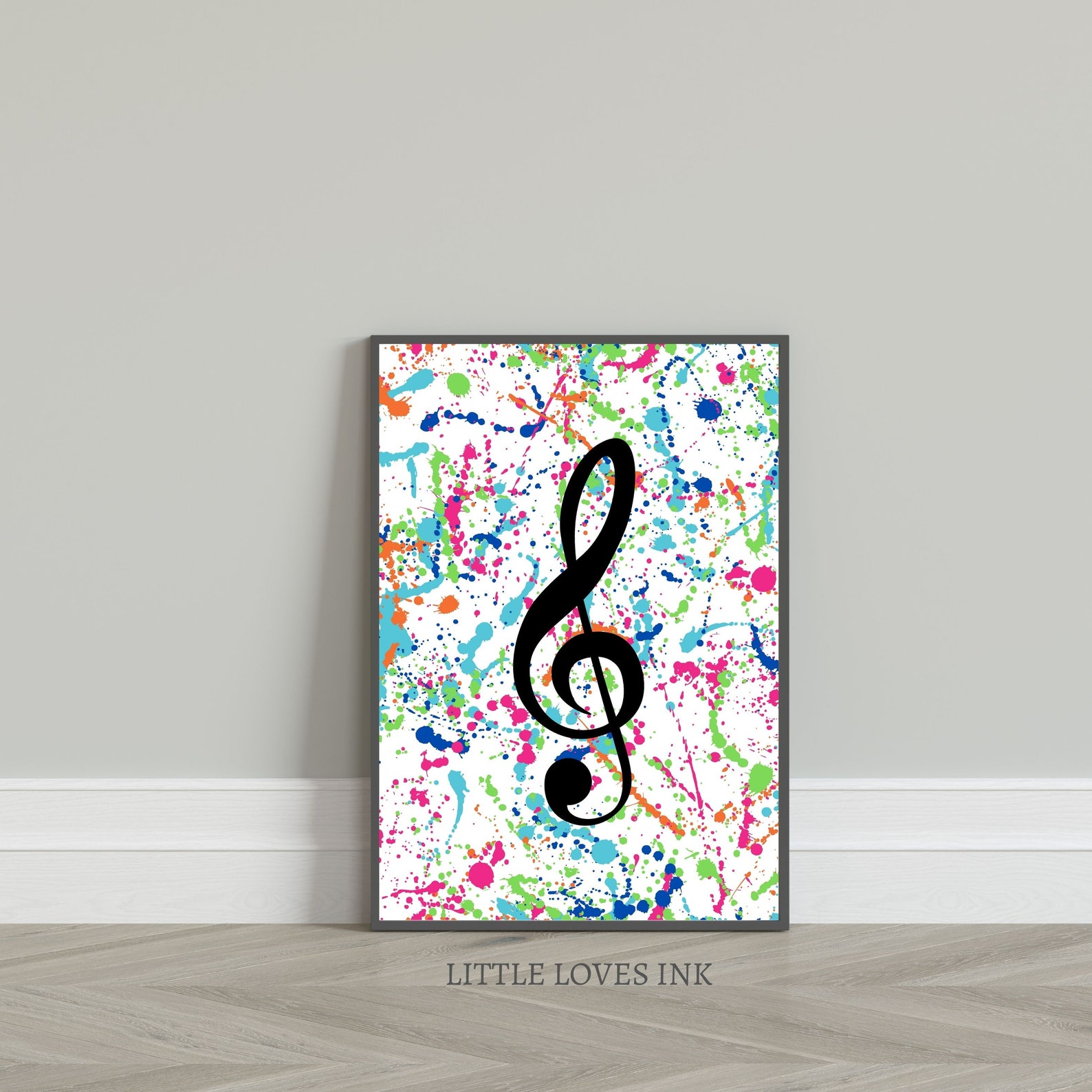 Music Wall Art, Set of 3, Music Printable, Music Note Print, Music Gift