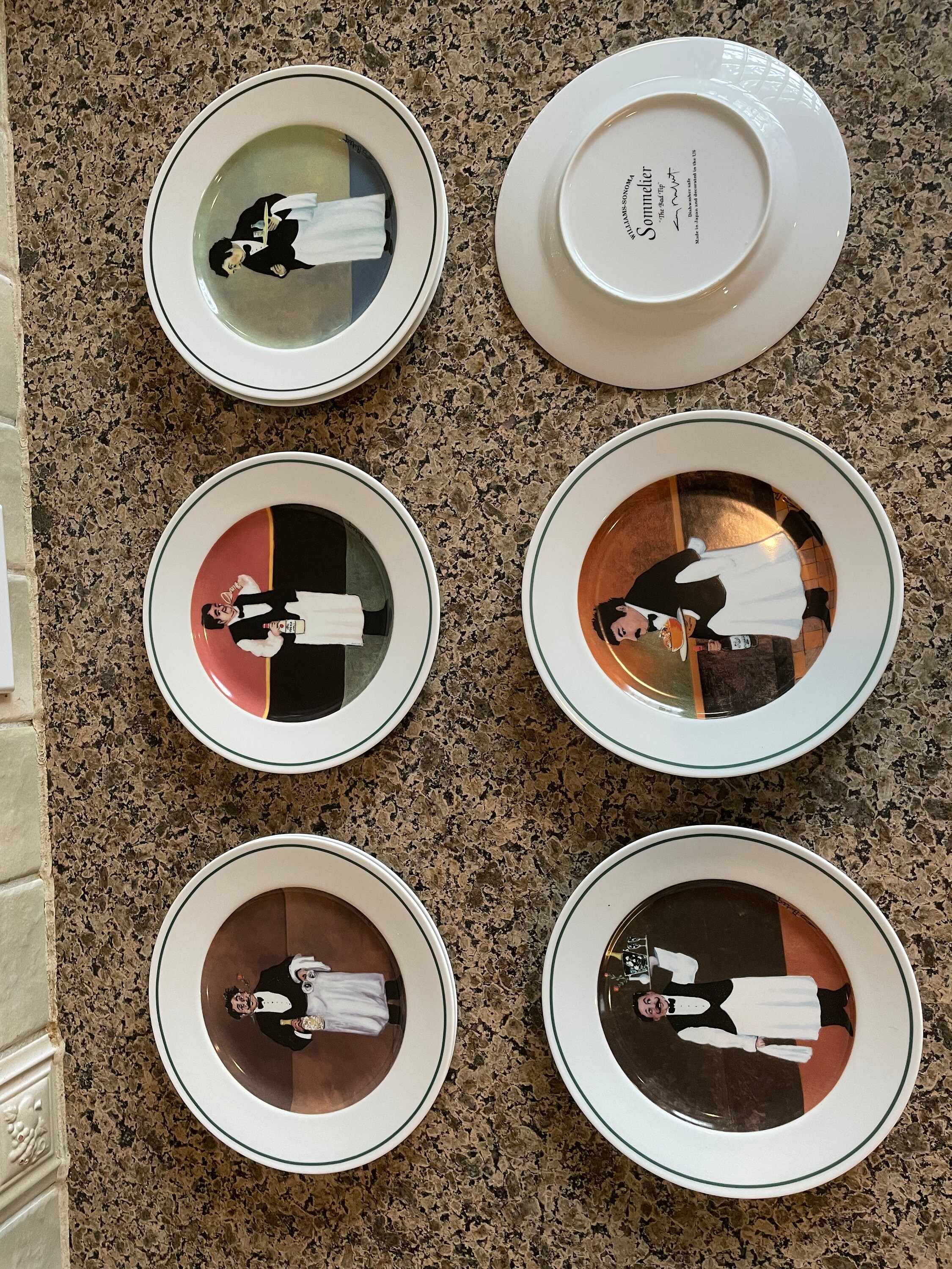 Guy Buffet Plates SIGNED including What's Etsy