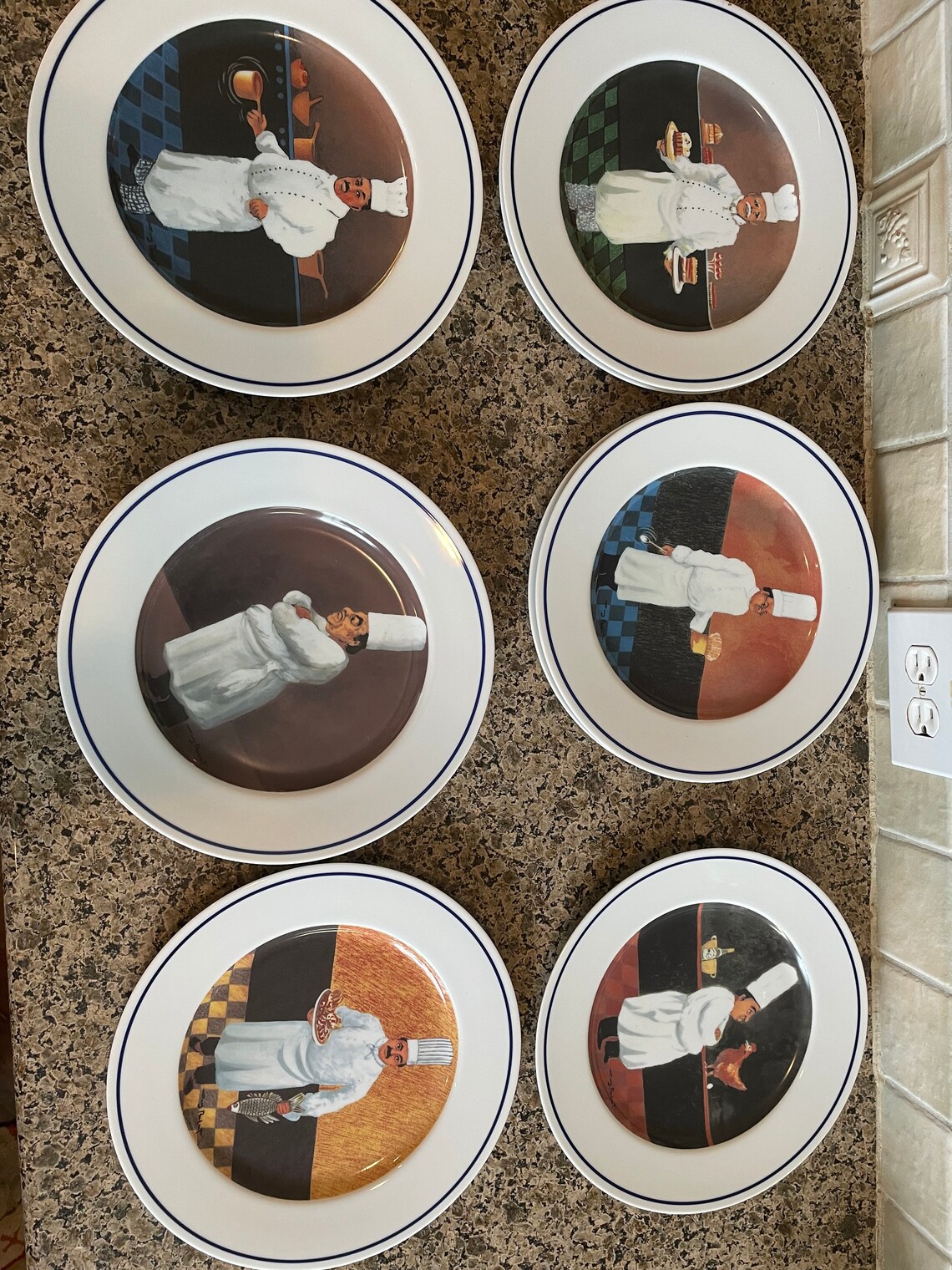 Guy Buffet Plates SIGNED including What's Etsy