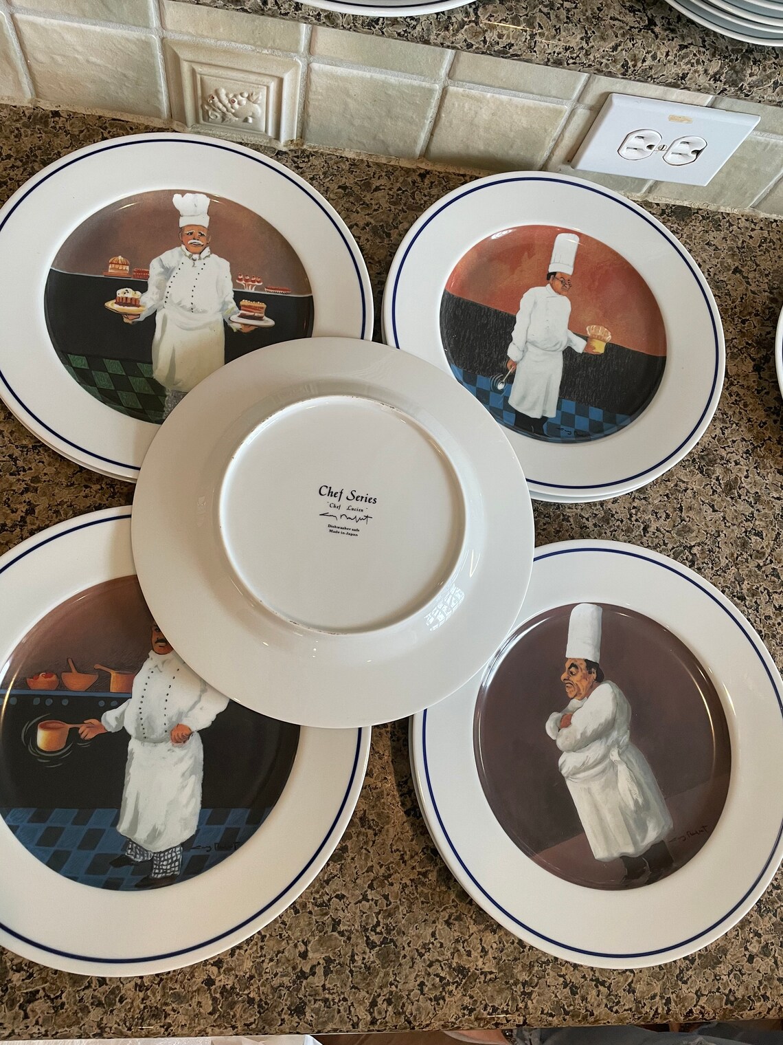 Guy Buffet Plates SIGNED including What's Etsy