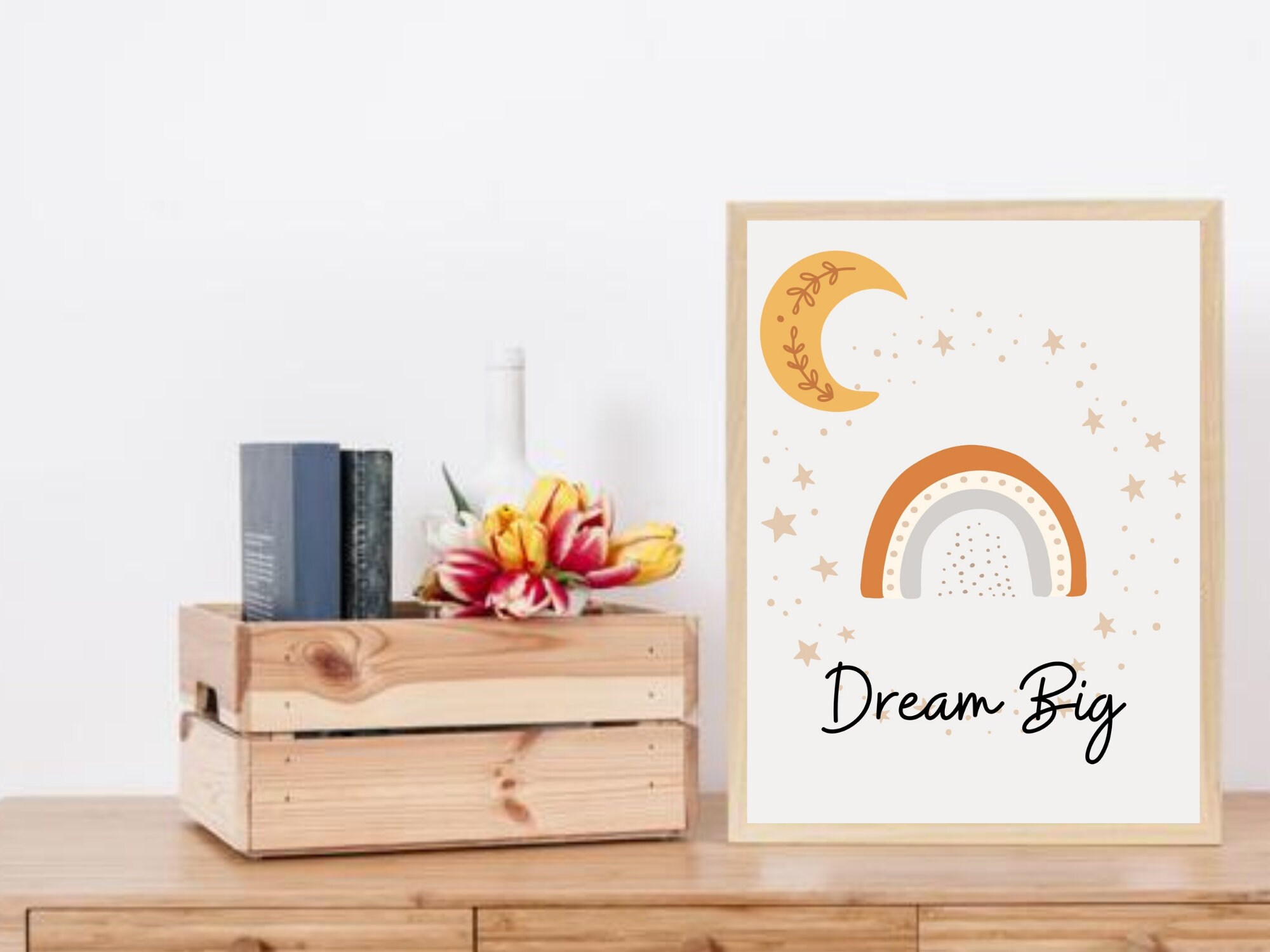Dream Big Wall Art For Nursery Playroom. Printable Instant Etsy