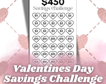Heart Themed Savings Challenge | Budget | Ramsey Method | Cash Stuffing