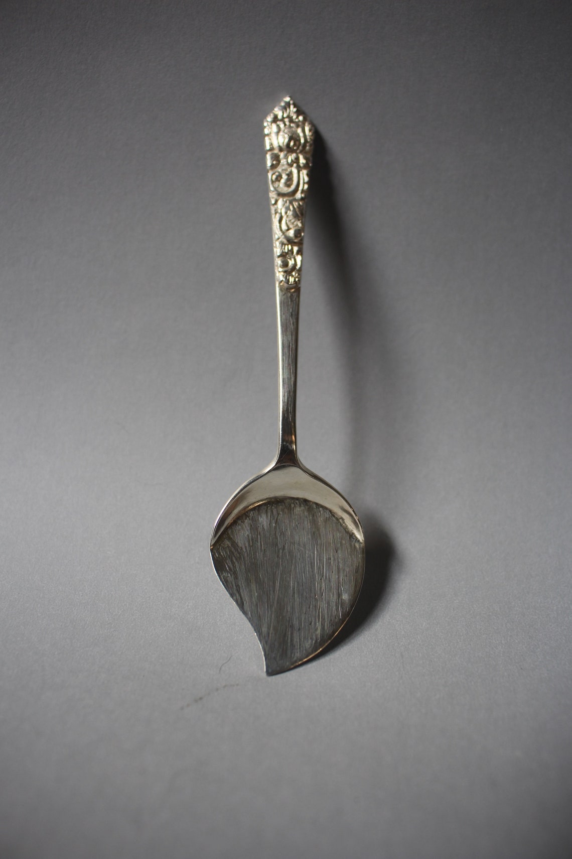 Engraved Silver Jam Spreader Spoon Made from 800 Silver Etsy