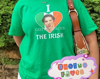 I Heart the Irish Customs Unisex Heavy Cotton Tee