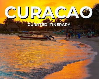 Curacao 3-Day Itinerary PDF, Ultimate Curacao Travel Guide, Caribbean Vacation Planner, Digital Itin. for Beaches, Sightseeing & Tips