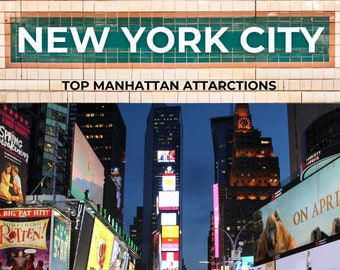 New York City 3-Day Itinerary PDF, Ultimate NYC Travel Guide, Weekend Trip Planner, Digital Itinerary for NYC Landmarks, Food & Broadway