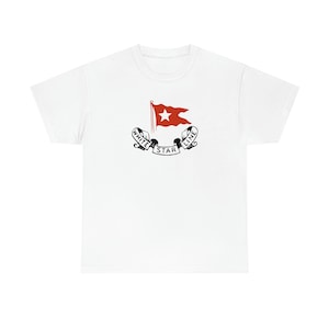 Camiseta de algodón pesado unisex White Star Line Vintage
