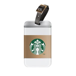 Famous Coffee Luggage Tag - Travel Accessories, Bag Tag, Suitcase Identifier, Travel Gift, Backpack Label