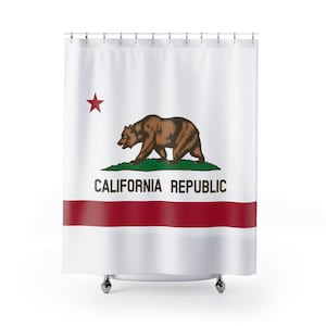 Cortina de ducha de California Republic