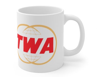 TWA Globe Ceramic Mug 11oz