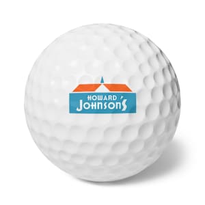 Howard Johnson&#39;s Vintage Logo Golf Balls, 6pcs