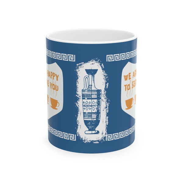 Nyc Greek Coffee Cup Etsy