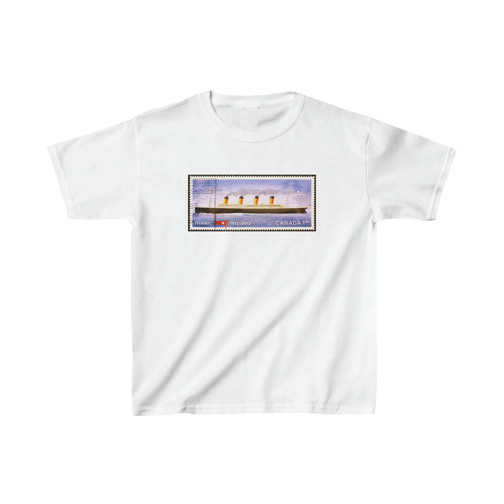 Kids Titanic Stamp Heavy Cotton Tee