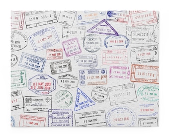 Passport Stamps Puzzle (120, 252, 500-Piece)