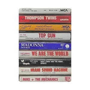 Cintas de casete retro, cartas de póquer, baraja vintage, juego con temática musical de los años 80, baraja de cartas para amantes de la música, suministros para la noche de póquer