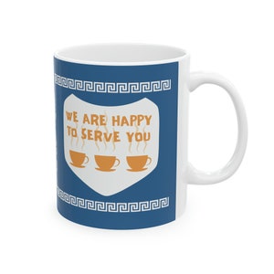 Grecki NYC Coffee Cup Ceramiczny kubek, 11 uncji