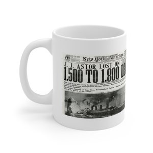 Titanic Headline Ceramic Mug 11oz
