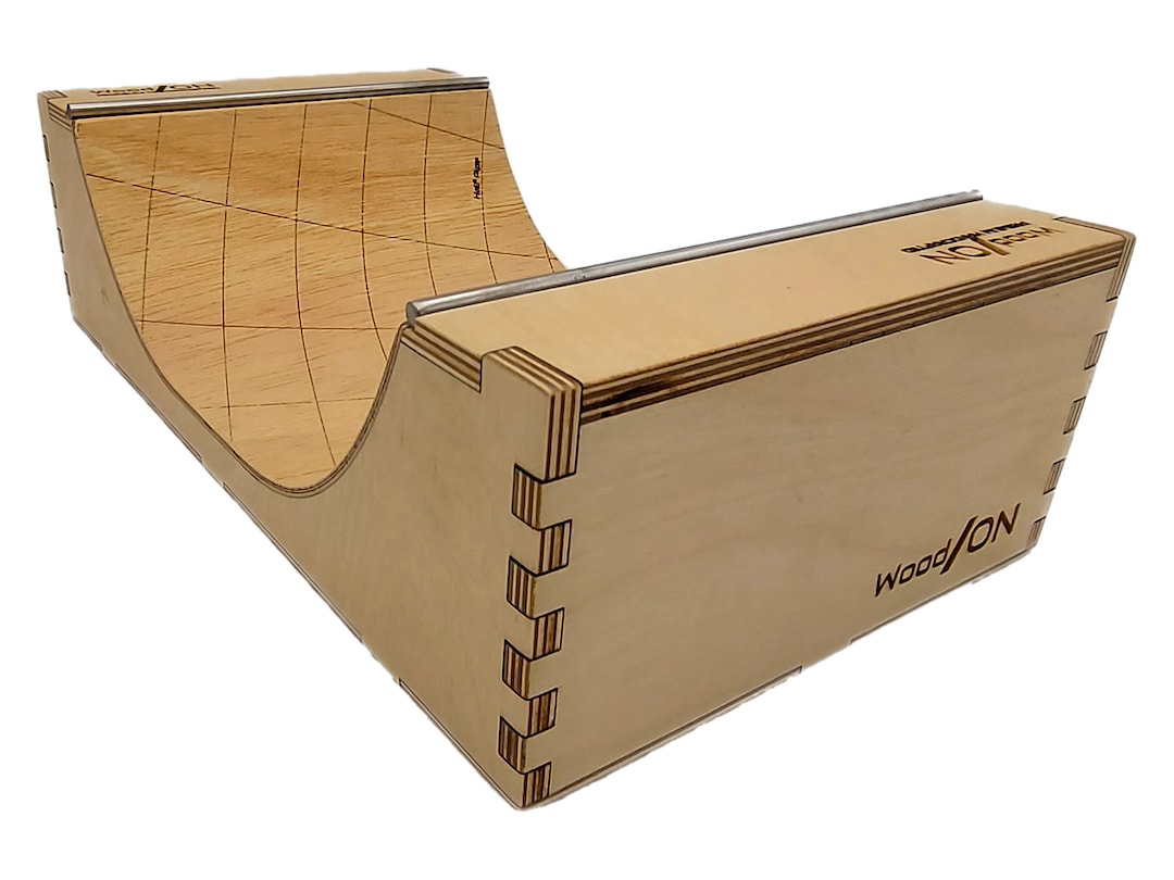 Wooden Fingerboard Half Pipe PURE Etsy Wooden Fingerboard Half Pipe PURE Etsy