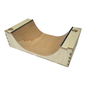 Wooden Fingerboard Half Pipe PURE image 1