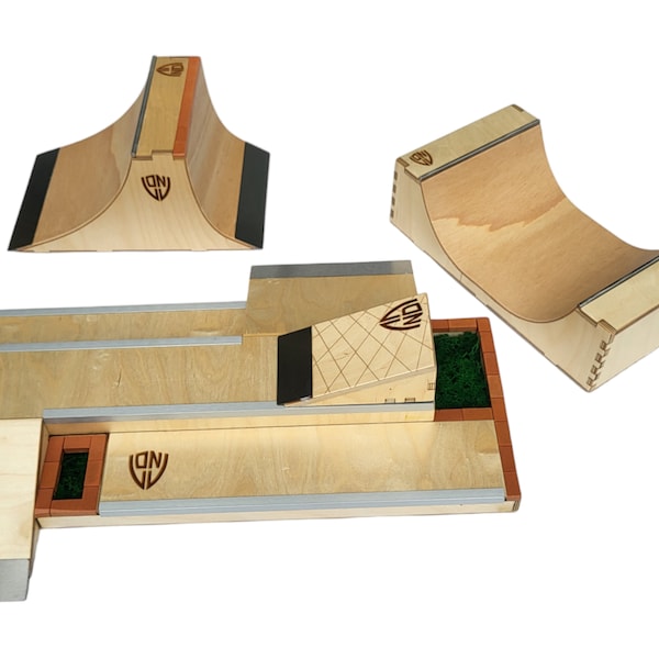 Fingerboard Set No. 4. Save up to 20% on fingerboard ramps and obstacles set.