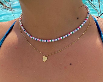 Summer Pearls Chocker - Custom Beaded Necklace