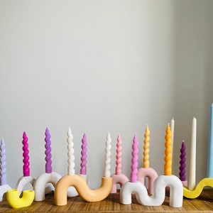 Candle holder concrete candle stand gift for her gift for friend new home Decor home decoration