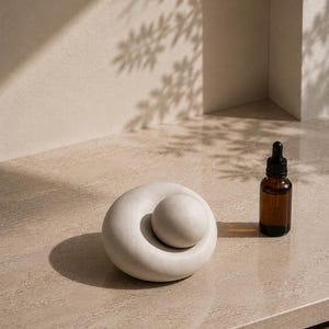 Stone Essential Oil Diffuser | Minimalist Aroma Stone | Passive Home Fragrance Diffuser | Natural Aromatherapy Home Decor